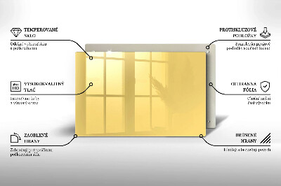 Glass candle plate decorative Yellow colour