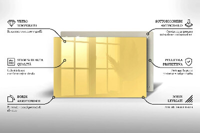 Glass candle plate decorative Yellow colour