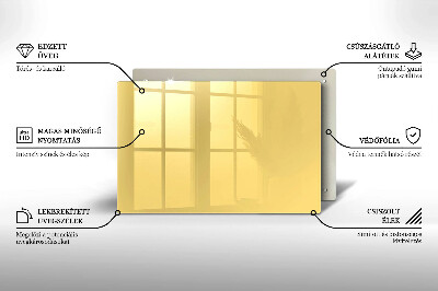 Glass candle plate decorative Yellow colour