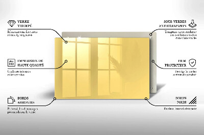 Glass candle plate decorative Yellow colour