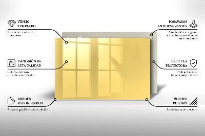 Glass candle plate decorative Yellow colour