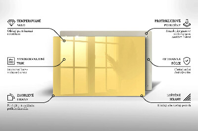 Glass candle plate decorative Yellow colour