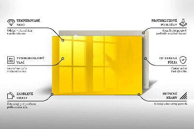 Glass candle plate decorative Yellow colour