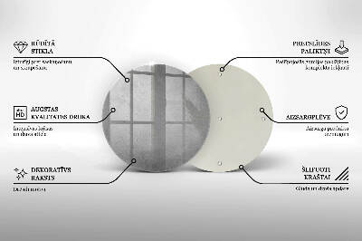 Glass candle plate Concrete background texture