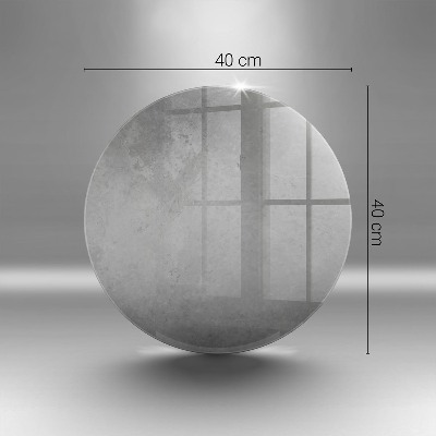 Glass candle plate Concrete background texture