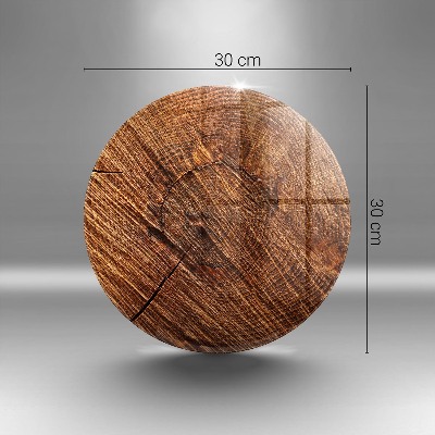 Grave candle plate Wood structure
