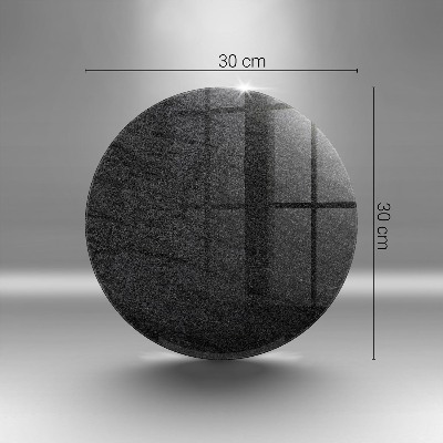 Glass candle plate Stone texture