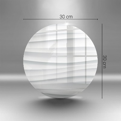 Glass candle plate Modern structure
