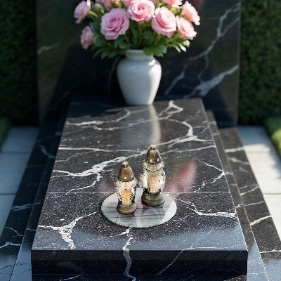 Glass candle plate Modern structure