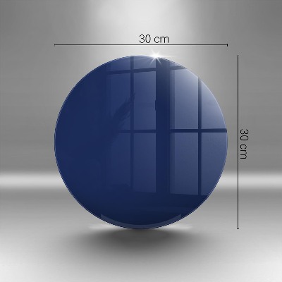 Grave candle plate Blue colour