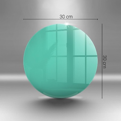 Grave candle plate Green colour