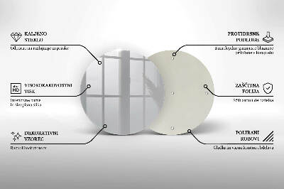 Glass candle plate Grey colour