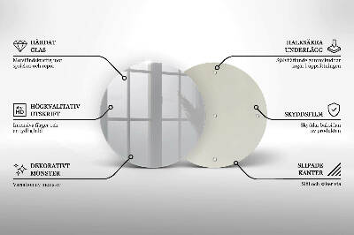 Glass candle plate Grey colour