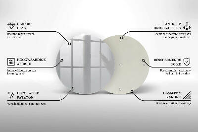 Glass candle plate Grey colour