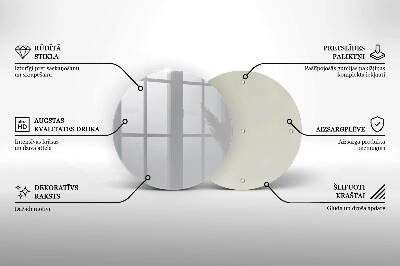 Glass candle plate Grey colour
