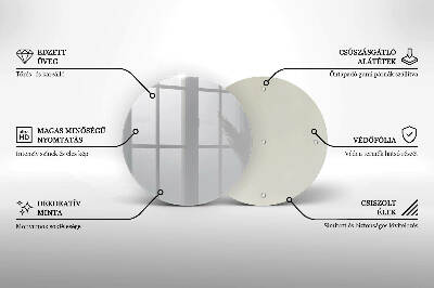 Glass candle plate Grey colour