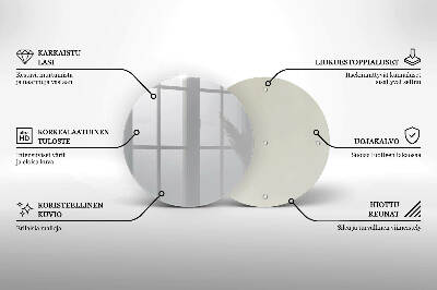 Glass candle plate Grey colour