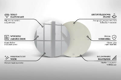 Glass candle plate Grey colour