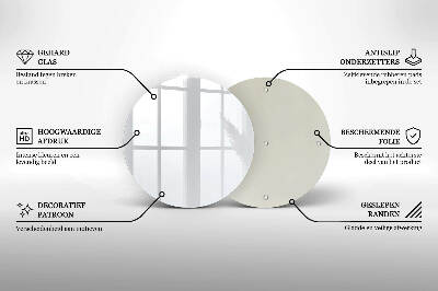 Glass candle plate White colour