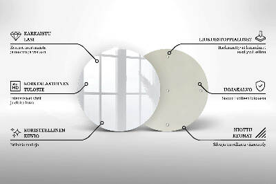 Glass candle plate White colour