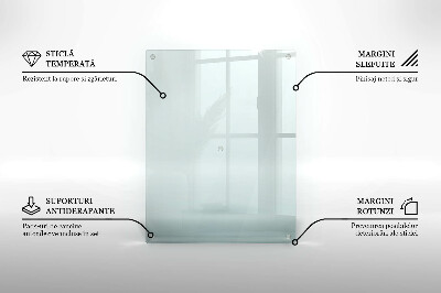Rectangular glass candle plate transparent