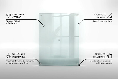 Rectangular glass candle plate transparent