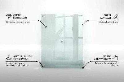 Rectangular glass candle plate transparent
