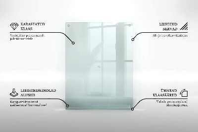 Rectangular glass candle plate transparent