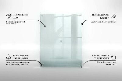 Rectangular glass candle plate transparent