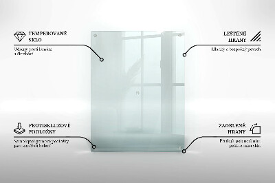 Rectangular glass candle plate transparent