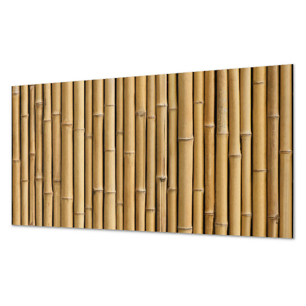 Rectangular wall panel Bamboo texture