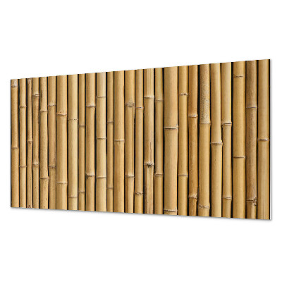Rectangular wall panel Bamboo texture