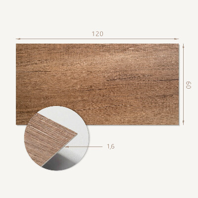 Rectangular bathroom wall panel Natural wood structure pattern