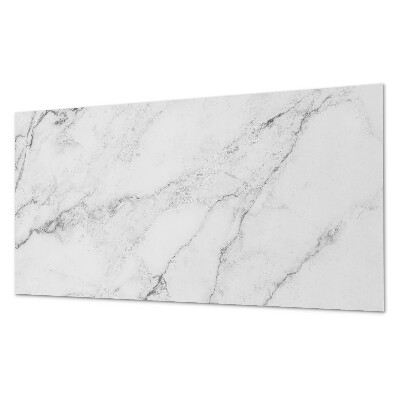 Rectangular decorative wall panel Marble pattern in white elegance
