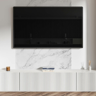 Rectangular decorative wall panel Marble pattern in white elegance