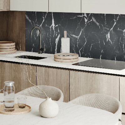 Rectangular bathroom wall panel Marble veins in a harmonious pattern