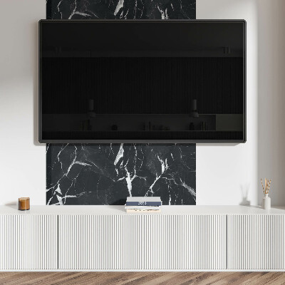 Rectangular bathroom wall panel Marble veins in a harmonious pattern