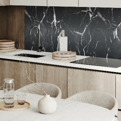 Rectangular bathroom wall panel Marble veins in a harmonious pattern