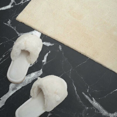 Rectangular bathroom wall panel Marble veins in a harmonious pattern