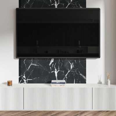 Rectangular bathroom wall panel Marble veins in a harmonious pattern