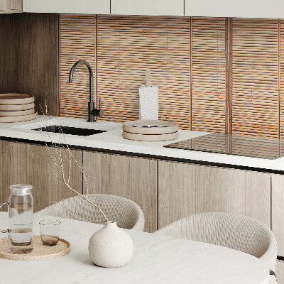 Rectangular decorative wall panel A board with horizontal patterns