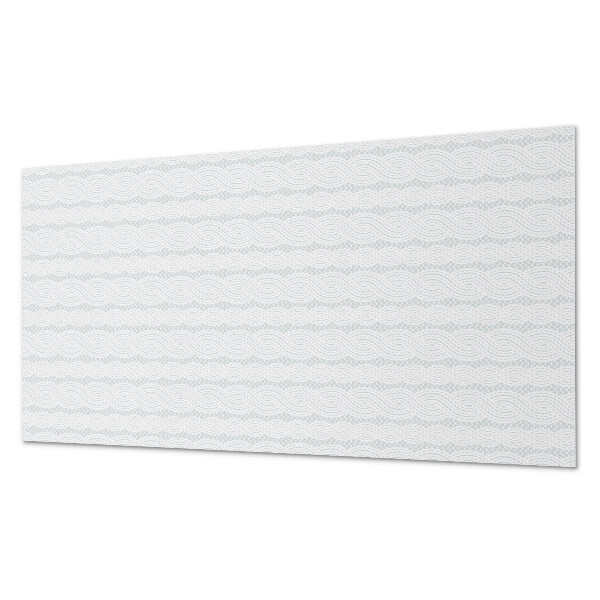 Rectangular bathroom wall panel Rhythmic wave patterns