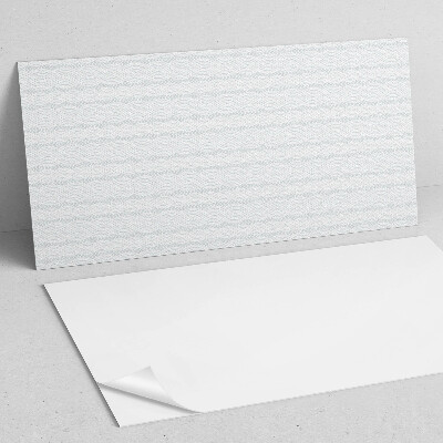 Rectangular bathroom wall panel Rhythmic wave patterns