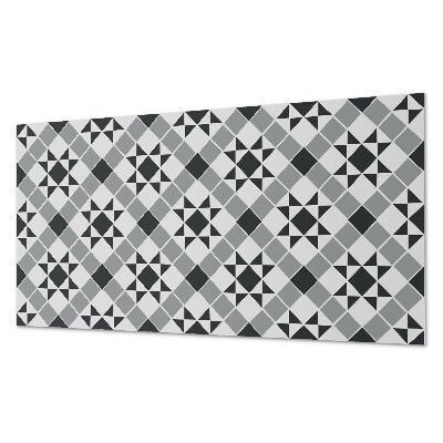 Rectangular decorative wall panel Geometric pattern with a star motif