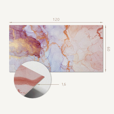 Rectangular wall panel Artistic watercolor motif
