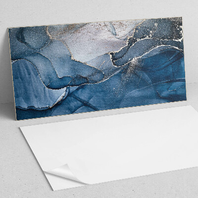 Rectangular decorative wall panel Wavy abstract shapes