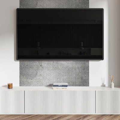 Rectangular bathroom wall panel Raw concrete pattern