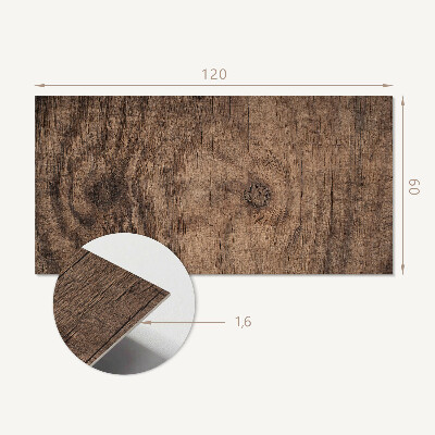 Rectangular decorative wall panel Natural wood grain pattern