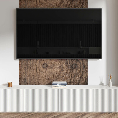 Rectangular decorative wall panel Natural wood grain pattern