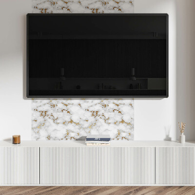 Rectangular bathroom wall panel Marble patterns with delicate veins